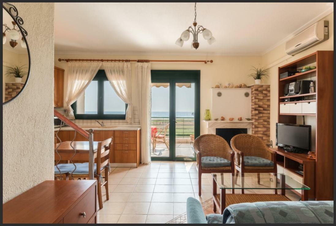 Oxana House Apartment Nea Moudania Bagian luar foto